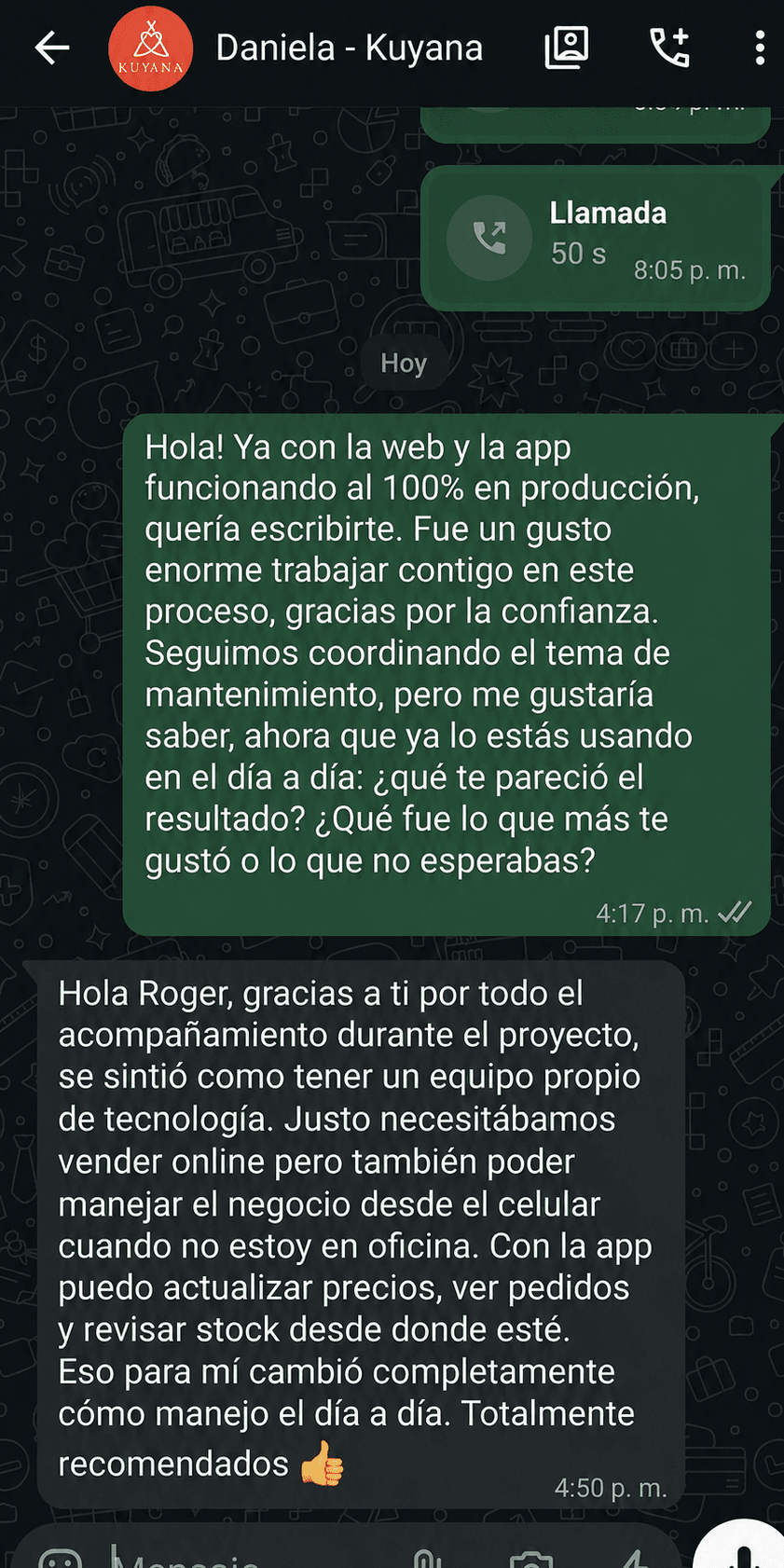 Testimonio de Empresa Kuyana